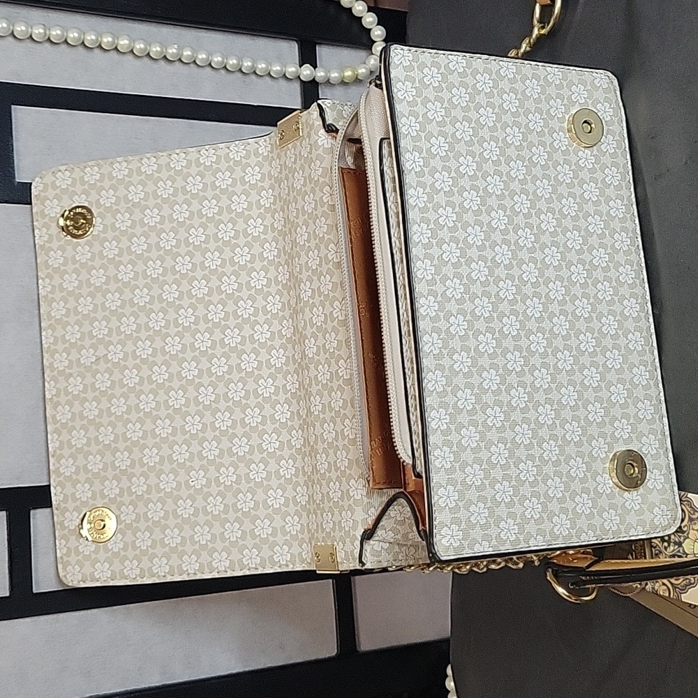 Handmade Italian Crystal Stud Crossbody Bag by Brangio NWT $185 - Picture 9 of 15